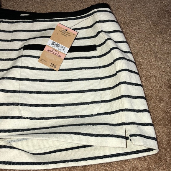 Rachel Rachel Roy Striped Shorts Cream/Ink - Picture 5 of 5
